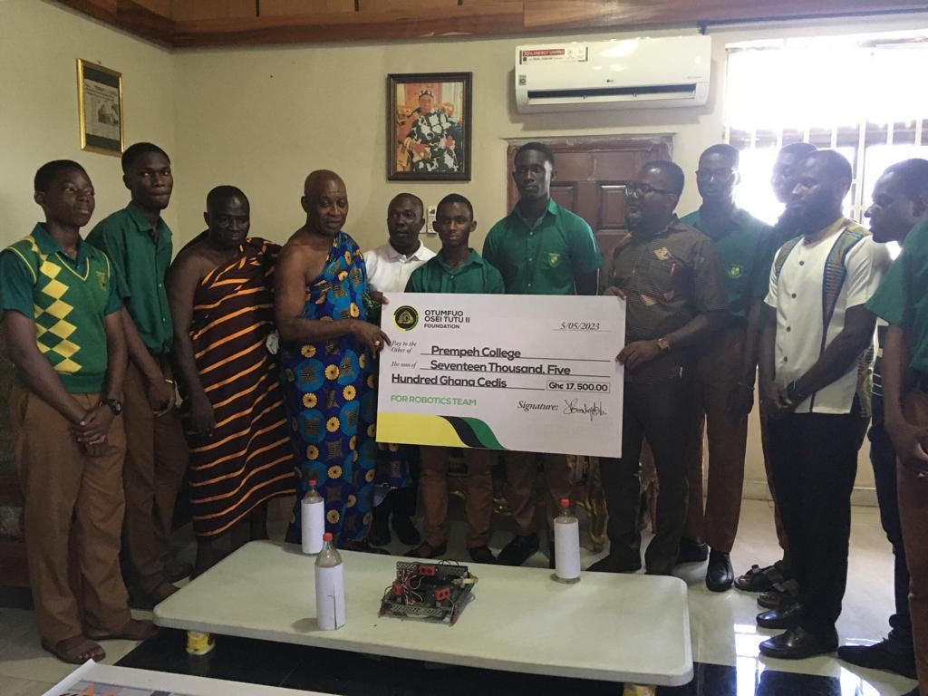 Otumfuo Foundation Supports Prempeh College Robotics Team